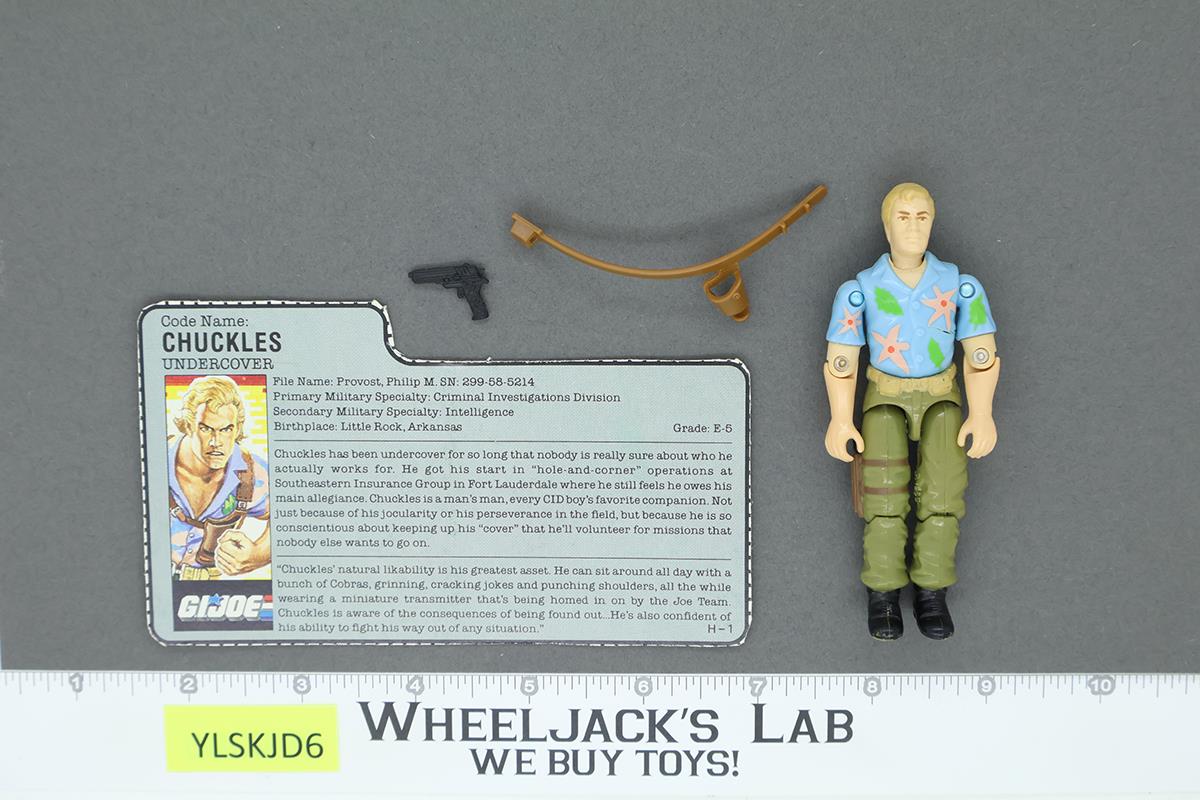 Chuckles V1 100% Complete G.I. Joe 1987 Hasbro Vintage Action Figure