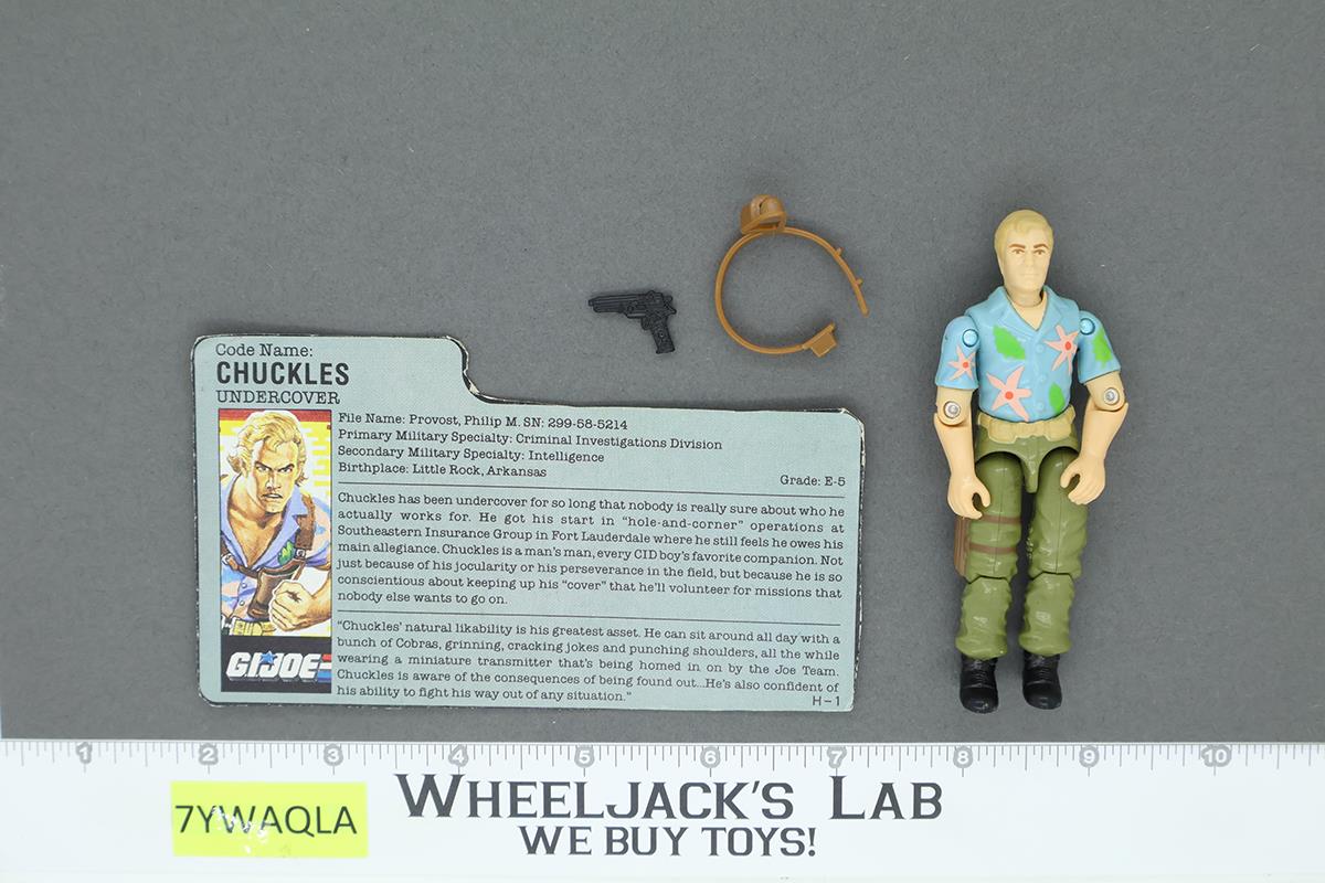 Chuckles V1 100% Complete G.I. Joe 1987 Hasbro Vintage Action Figure