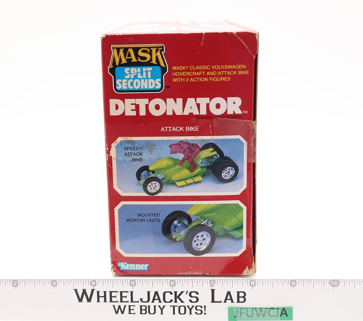 Detonator Jacques LaFleur 100% Complete W/BOX MASK M.A.S.K. 1987 Kenner Vintage