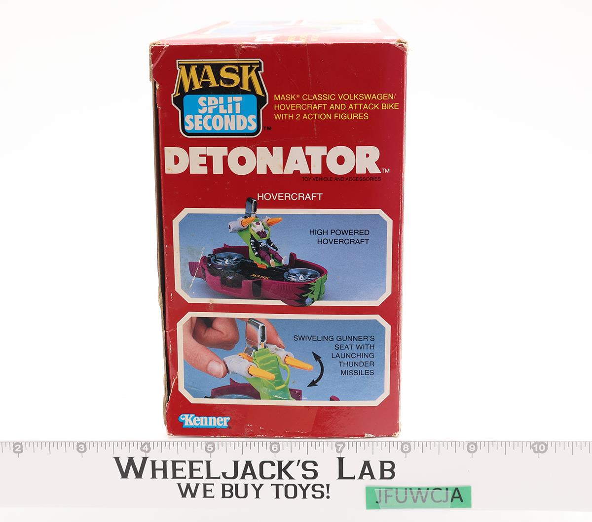 Detonator Jacques LaFleur 100% Complete W/BOX MASK M.A.S.K. 1987 Kenner Vintage