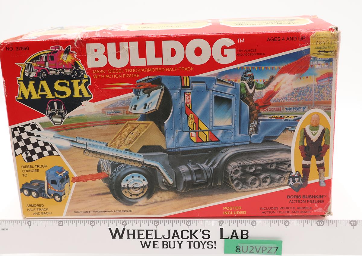 Bulldog W/Boris Bushkin 100% Complete MASK M.A.S.K. 1987 Kenner Vehicle