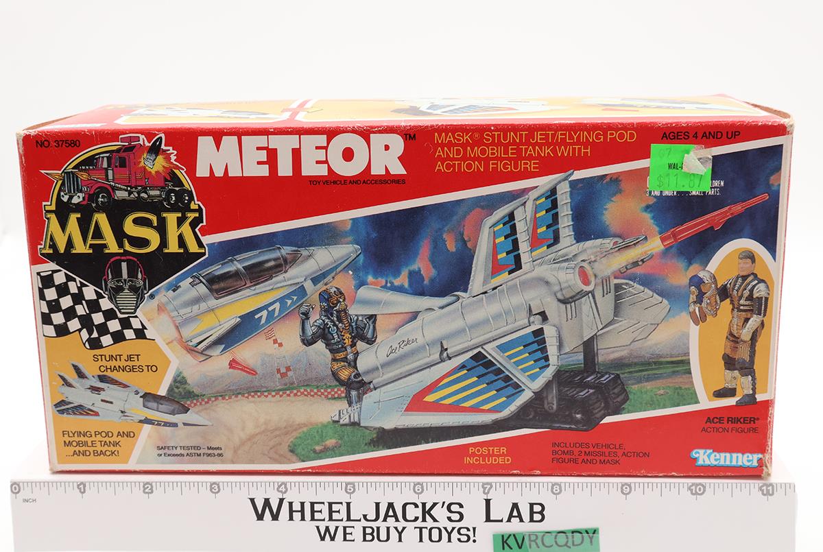 Meteor W/ Ace Riker 100% Complete W/Box & Insert MASK M.A.S.K. 1987 Kenner NM