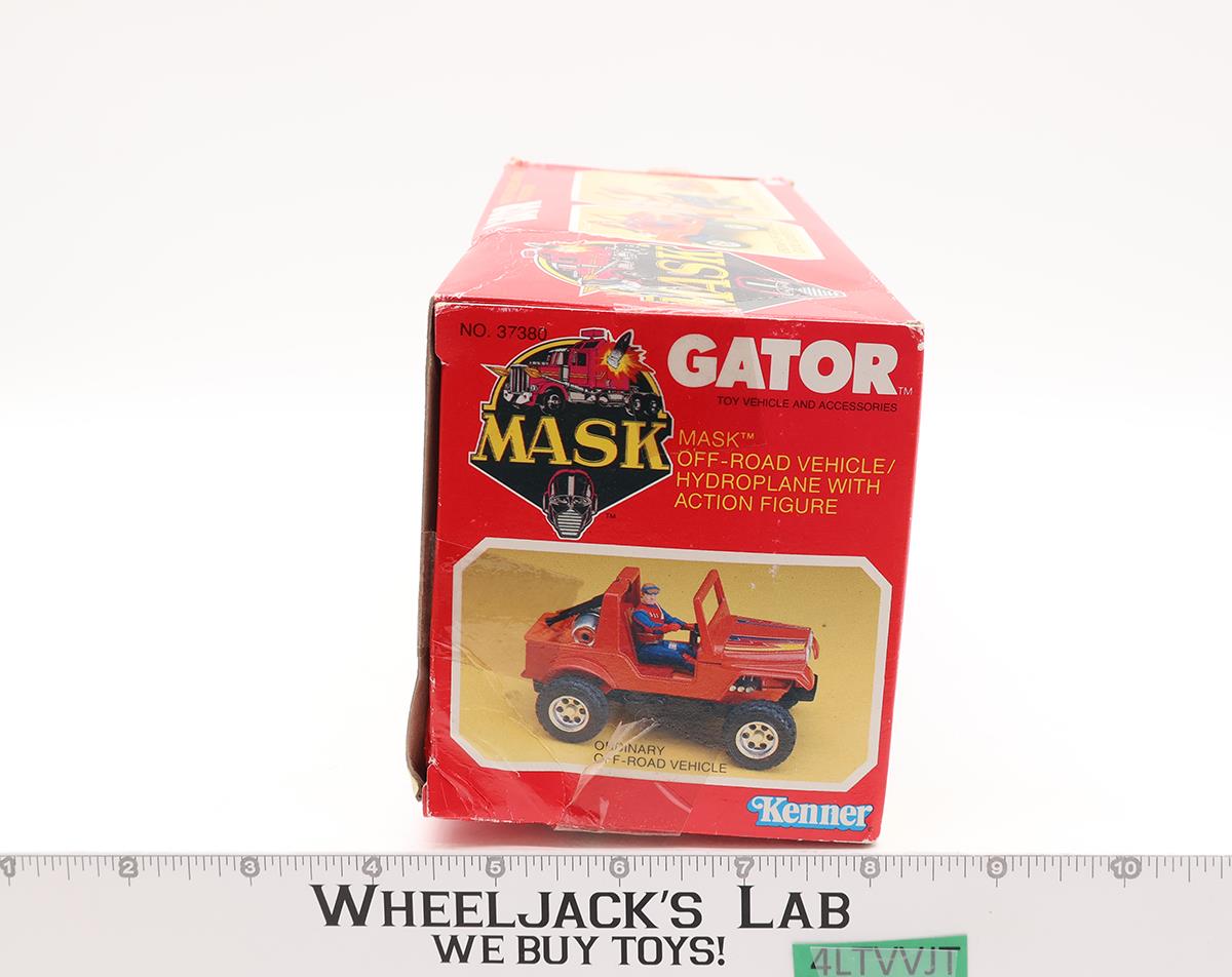 Gator Hayes 100% Complete W Box 1985 MASK Kenner Vintage Action Figure