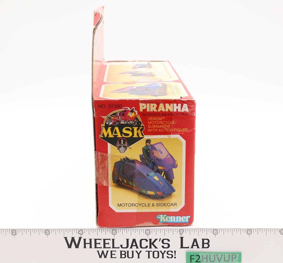 Piranha W/ Sly Rax 100% Complete W/Box M.A.S.K. Kenner 1985 Action Figure
