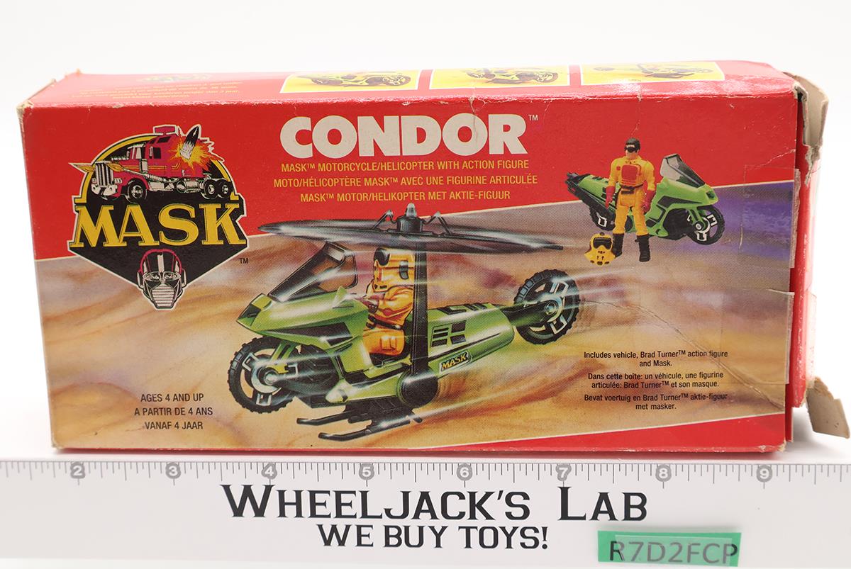Condor Brad Turner 100% Complete W/Foreign Box MASK 1985 Vintage Vehicle