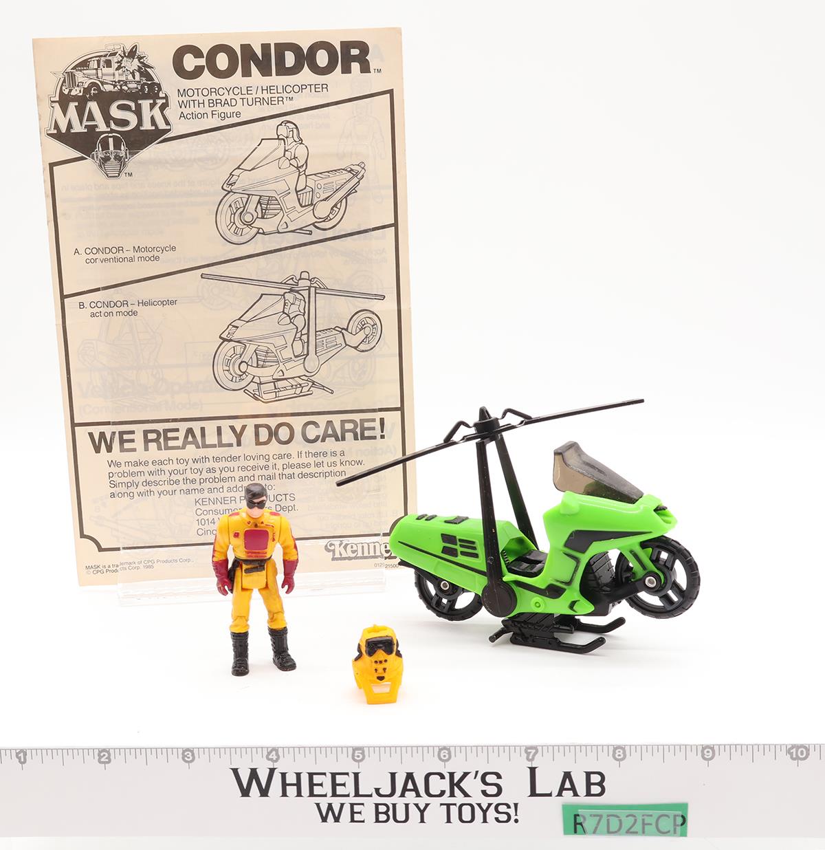 Condor Brad Turner 100% Complete W/Foreign Box MASK 1985 Vintage Vehicle
