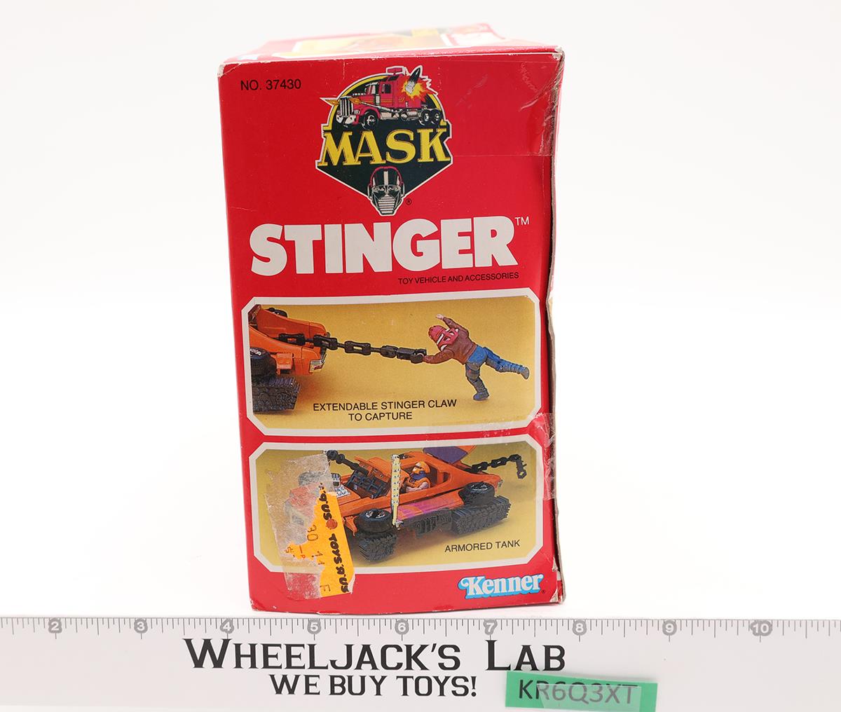 Stinger W/ Bruno Sheppard 100% Complete W/Box MASK 1986 Kenner Vehicle