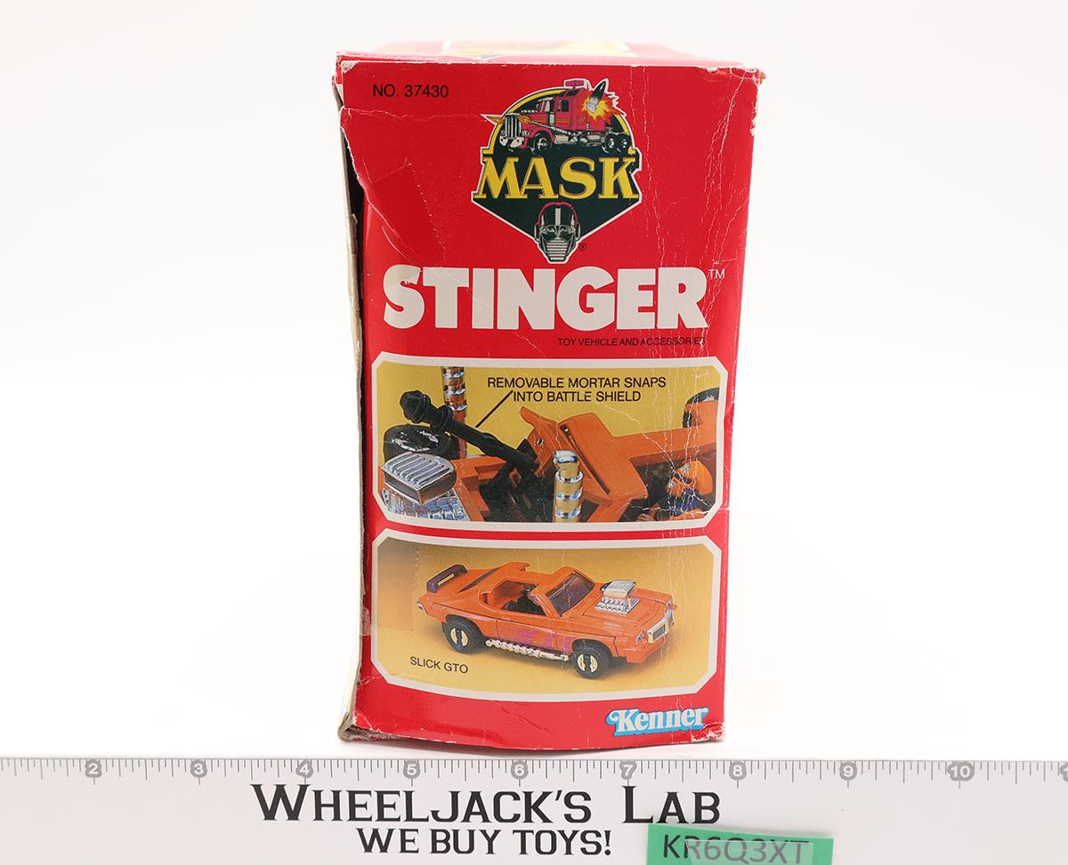 Stinger W/ Bruno Sheppard 100% Complete W/Box MASK 1986 Kenner Vehicle