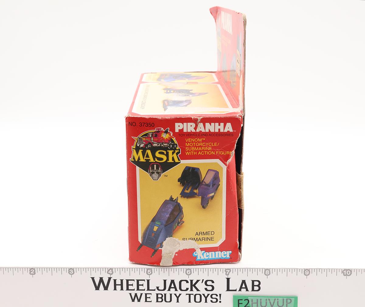 Piranha W/ Sly Rax 100% Complete W/Box M.A.S.K. Kenner 1985 Action Figure