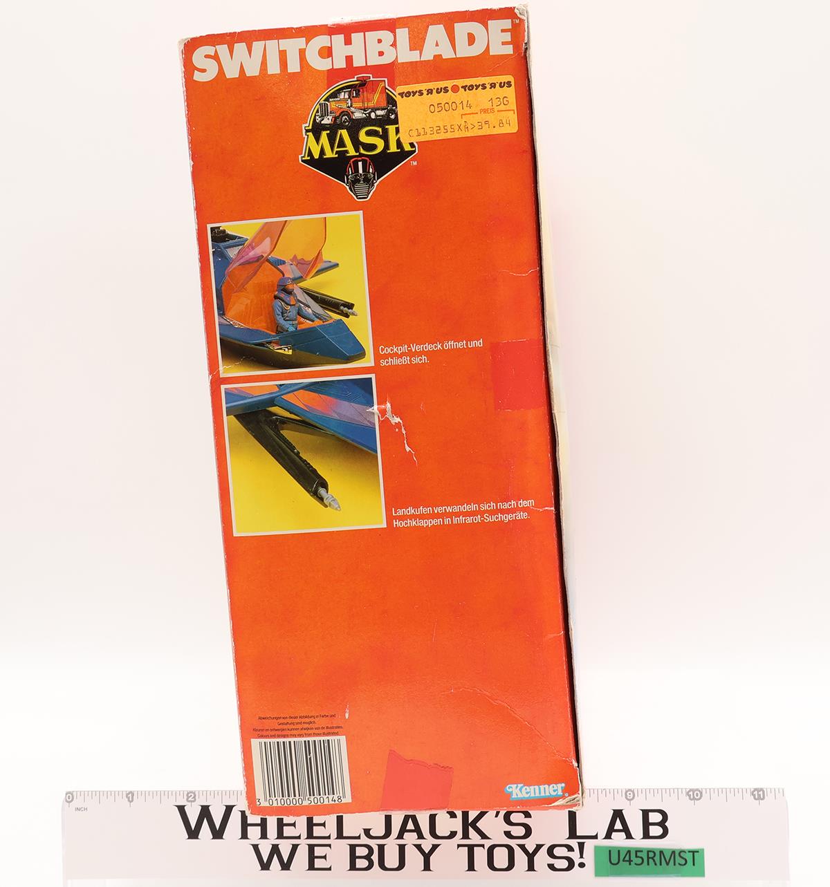 Switchblade W/ Miles Mayhem 100% Complete W/Box MASK 1985 Vintage Action Vehicle