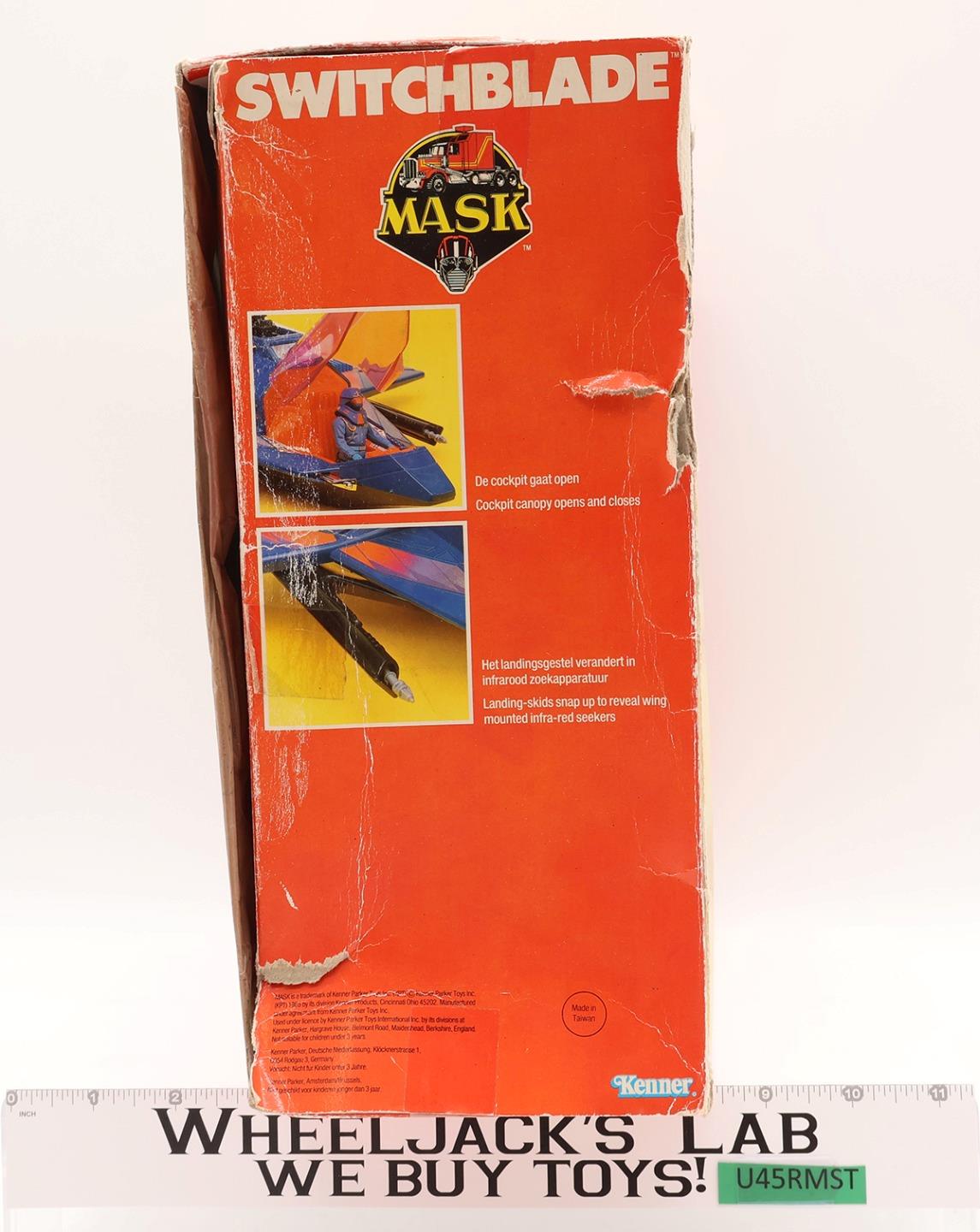 Switchblade W/ Miles Mayhem 100% Complete W/Box MASK 1985 Vintage Action Vehicle