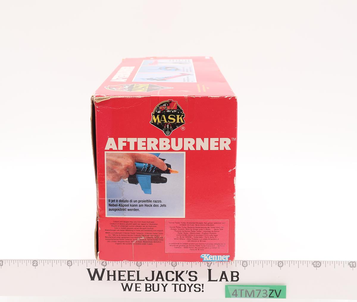 Afterburner Dusty Hayes W/BOX & INSERT COMPLETE MASK 1987 Kenner Vintage Figure