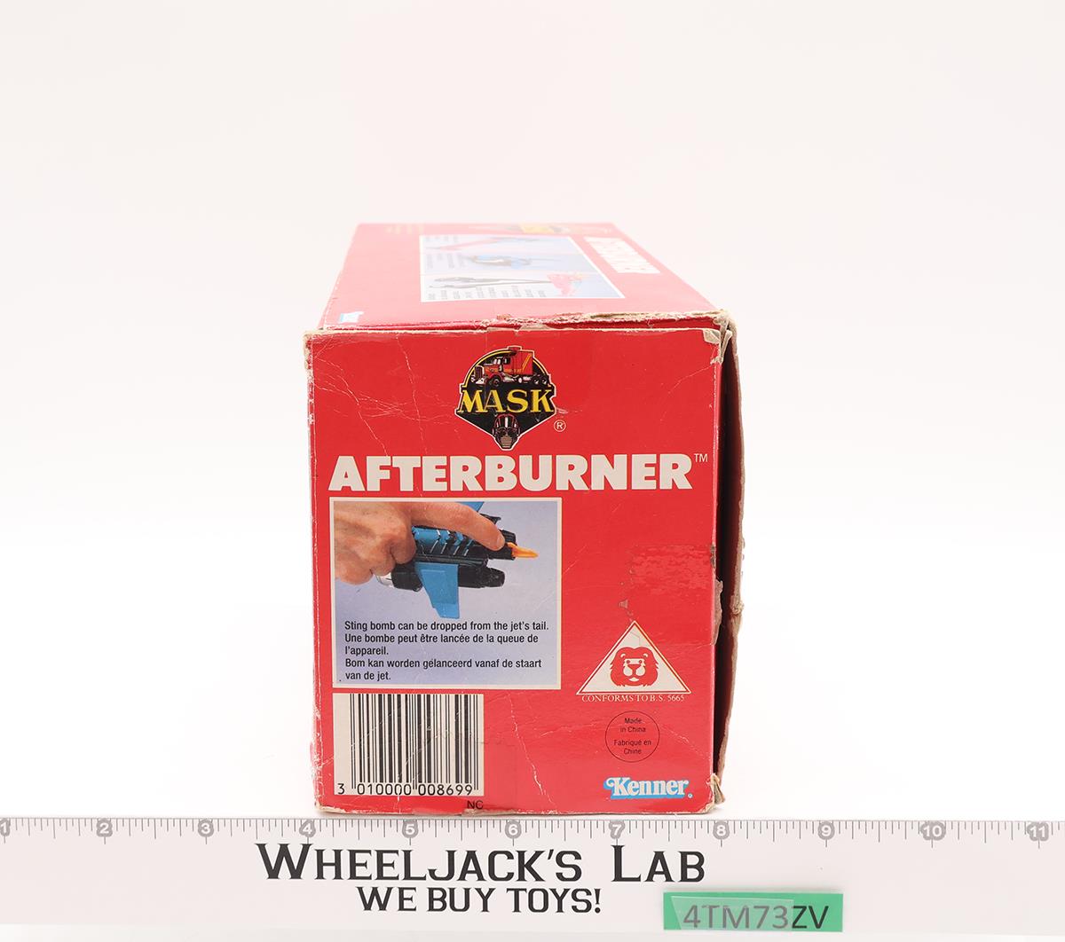 Afterburner Dusty Hayes W/BOX & INSERT COMPLETE MASK 1987 Kenner Vintage Figure