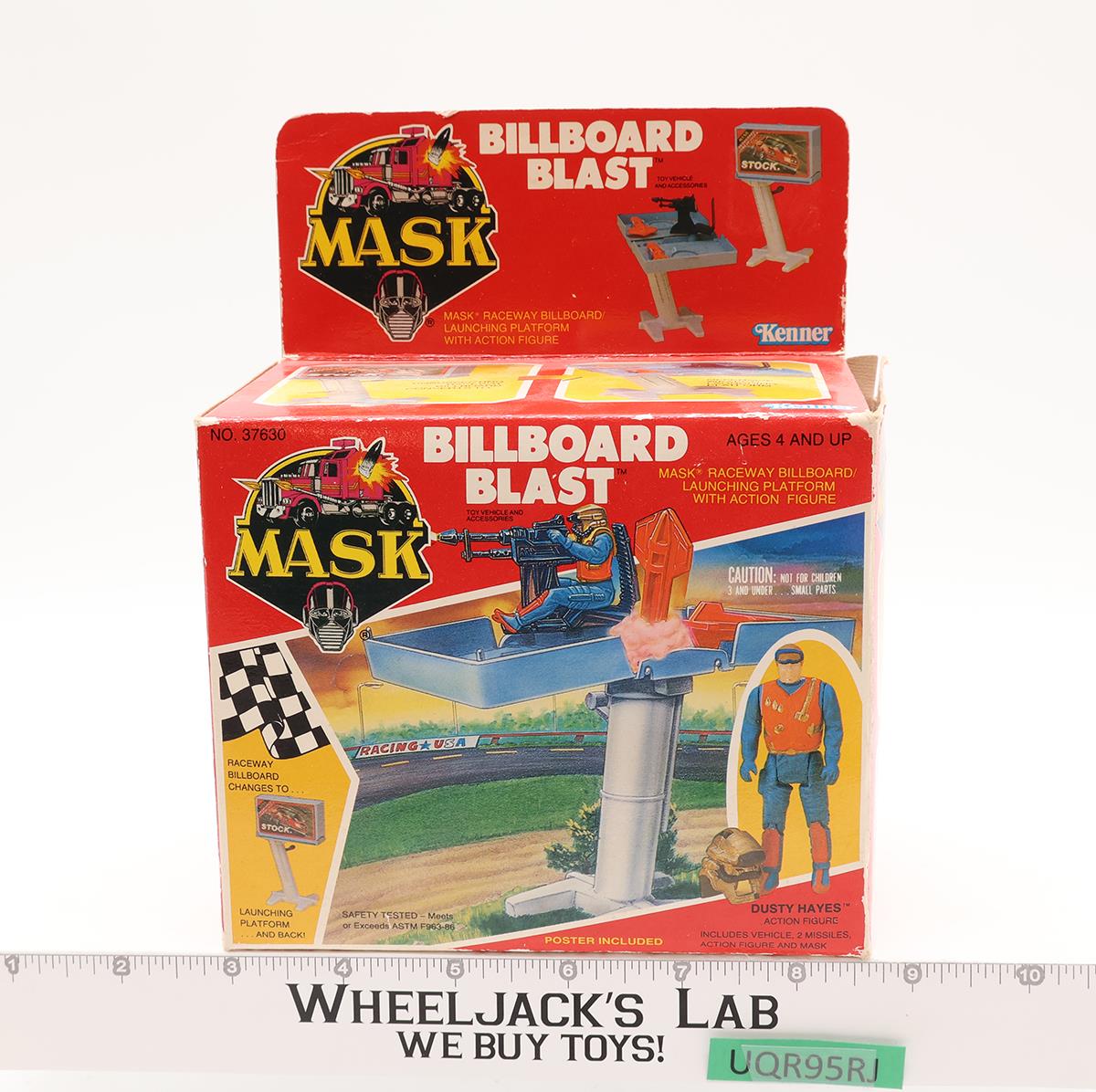 Billboard Blast W/ Hayes 100% Complete W/Box & Insert MASK M.A.S.K. Kenner 1986