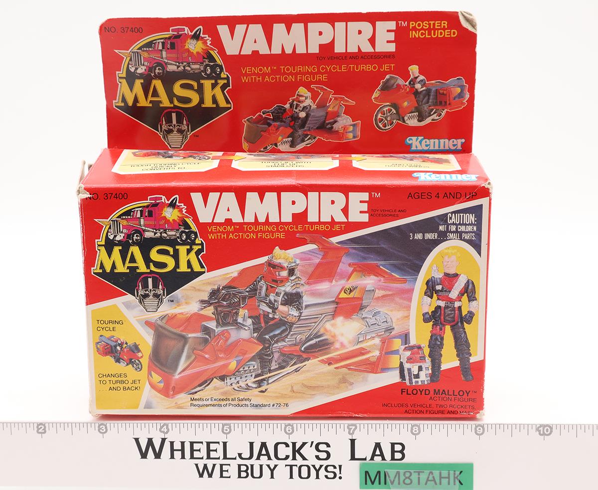 Vampire W/Floyd Malloy 100% Complete W/Box M.A.S.K. Kenner 1986 Action Figure NM