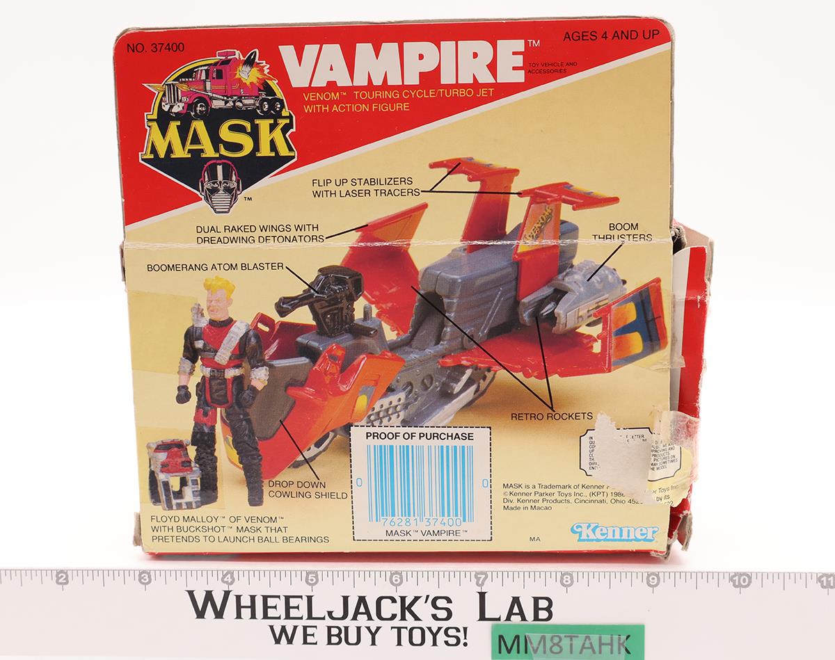 Vampire W/Floyd Malloy 100% Complete W/Box M.A.S.K. Kenner 1986 Action Figure NM