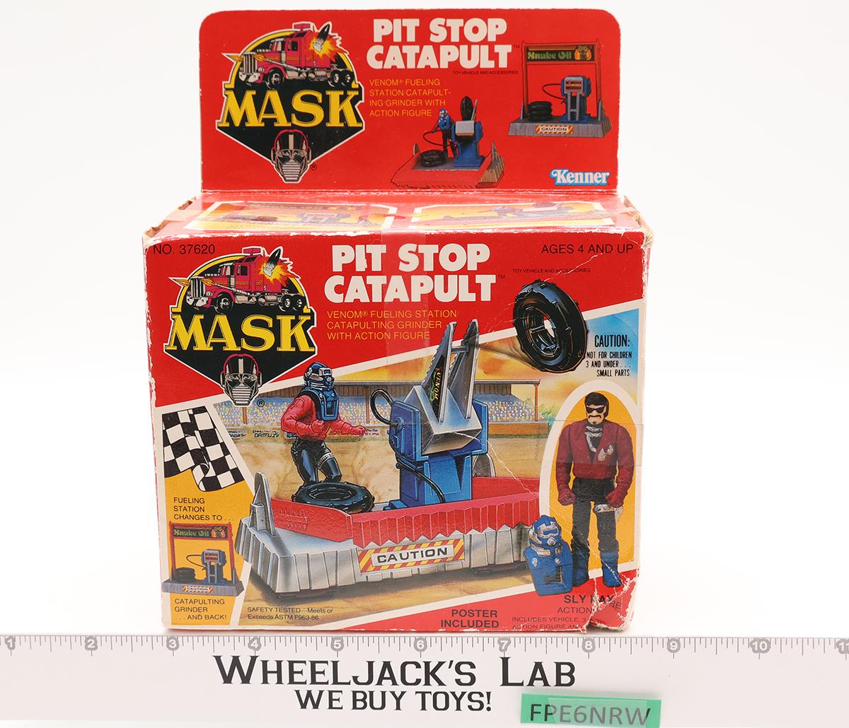 Bullet W/ Ali Bombay 100% Complete W/ BOX M.A.S.K. 1985 Kenner Figure Vehicle