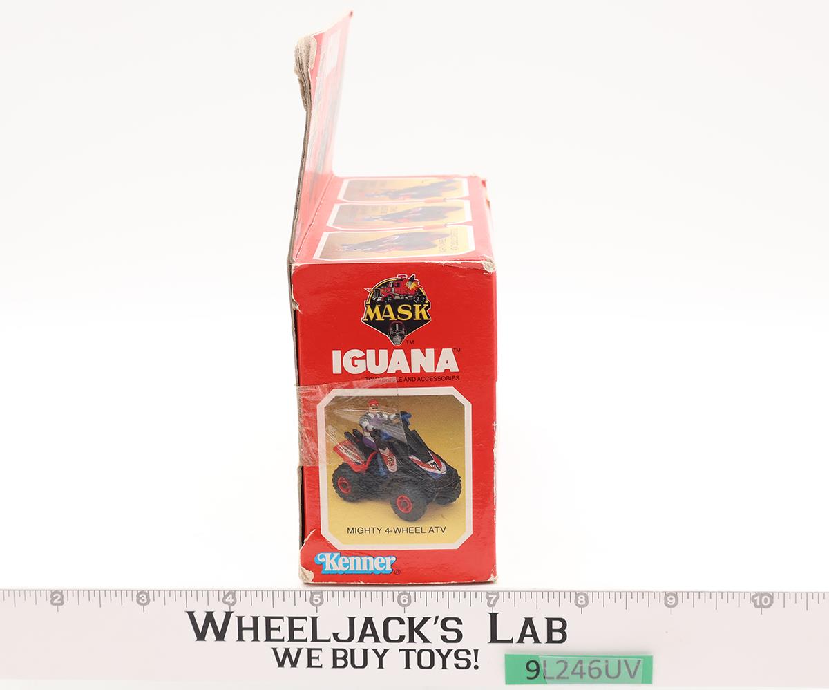 Iguana W/ Lester Sludge 100% Complete W/Box M.A.S.K. 1985 Kenner Figure Vehicle