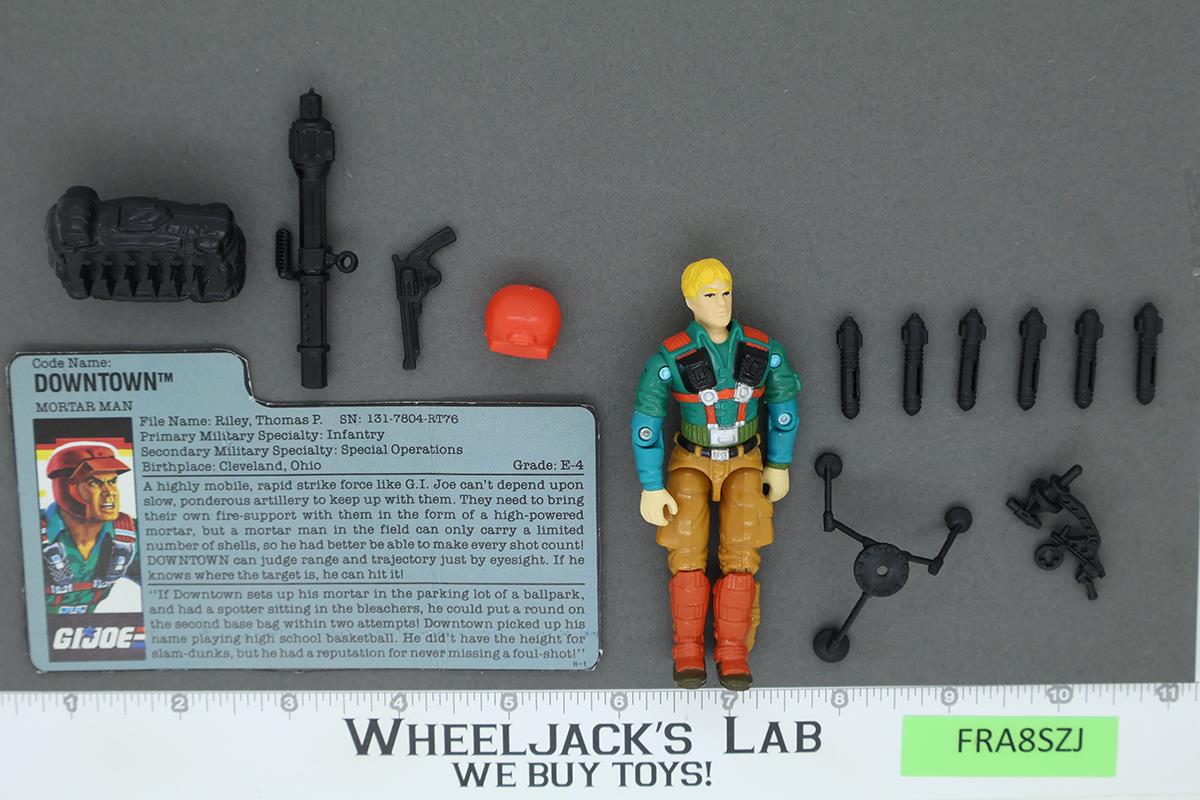 Downtown V1 100% Complete G.I. Joe 1988 Hasbro Vintage Action Figure