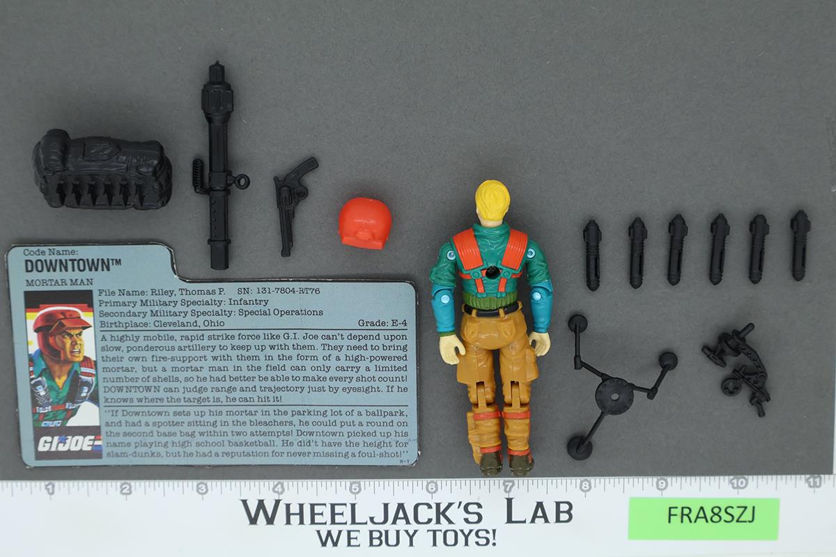 Downtown V1 100% Complete G.I. Joe 1988 Hasbro Vintage Action Figure
