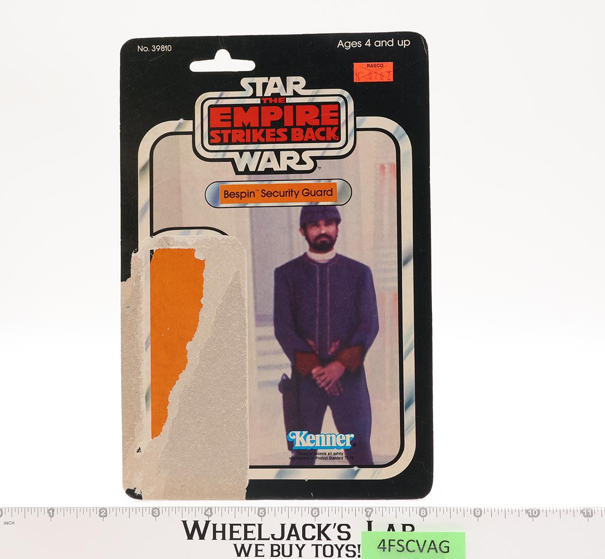Bespin Security Guard White Complete 31 Back-A Star Wars ESB 1980 Kenner Figure