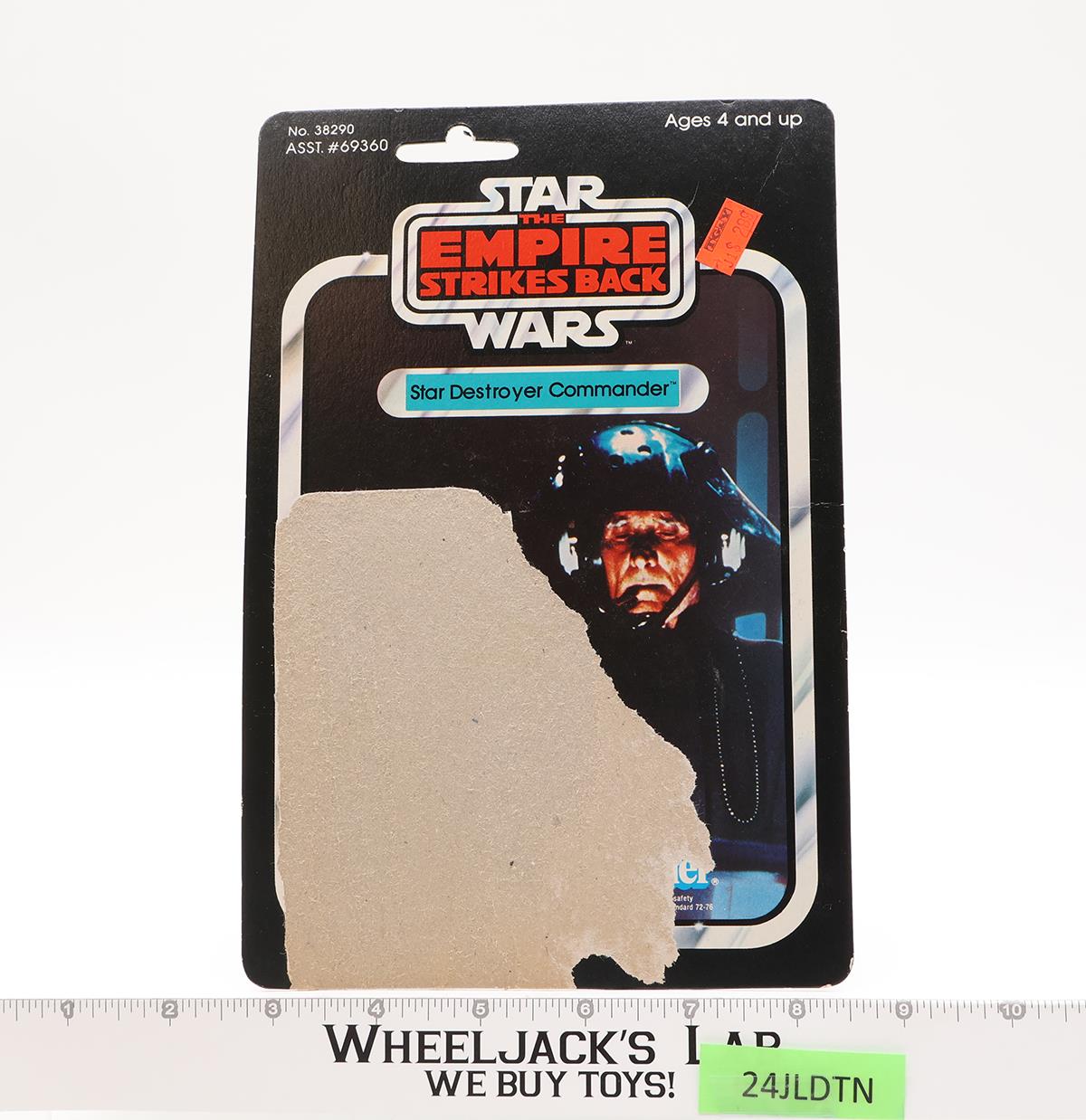 Star Destroyer Commander 100% Complete 41 Back-D Star Wars ESB Kenner NO REPRO