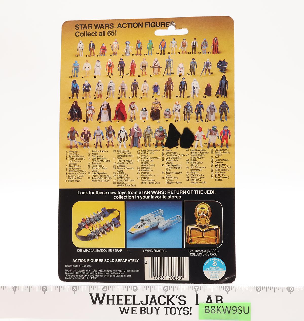 General Madine Complete 65 Back-A Star Wars ROTJ 1983 Kenner Figure NO REPRO