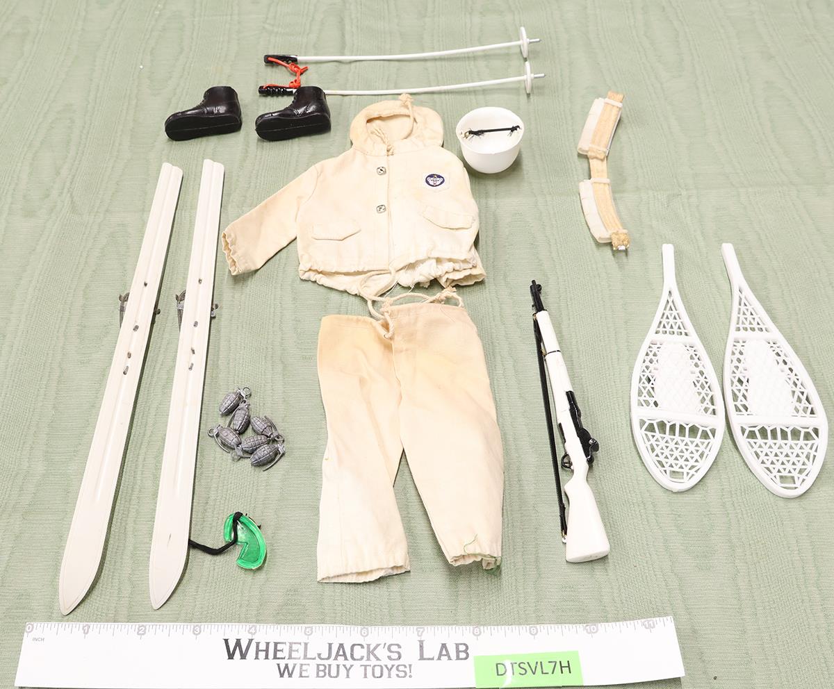 Mountain Troops & Ski Patrol Equipment Set GI Joe 1964 Hasbro 12" Accessories