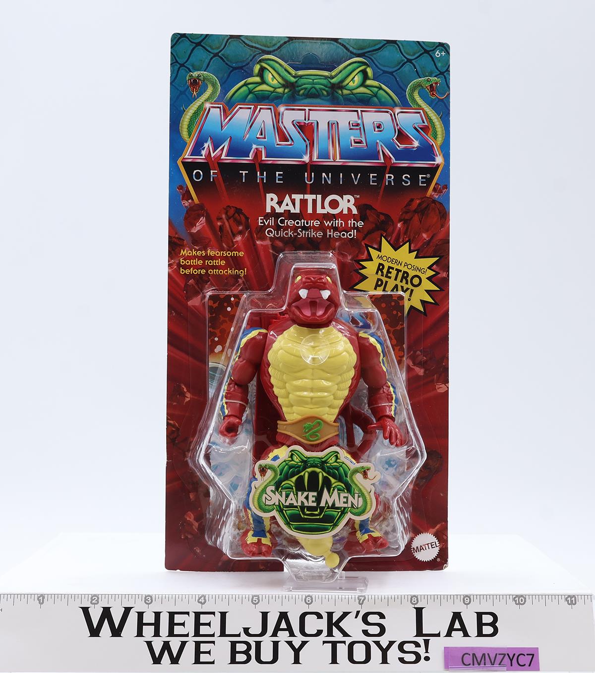 Rattlor Masters of the Universe 2022 Mattel Action Figure NEW MOSC SEALED