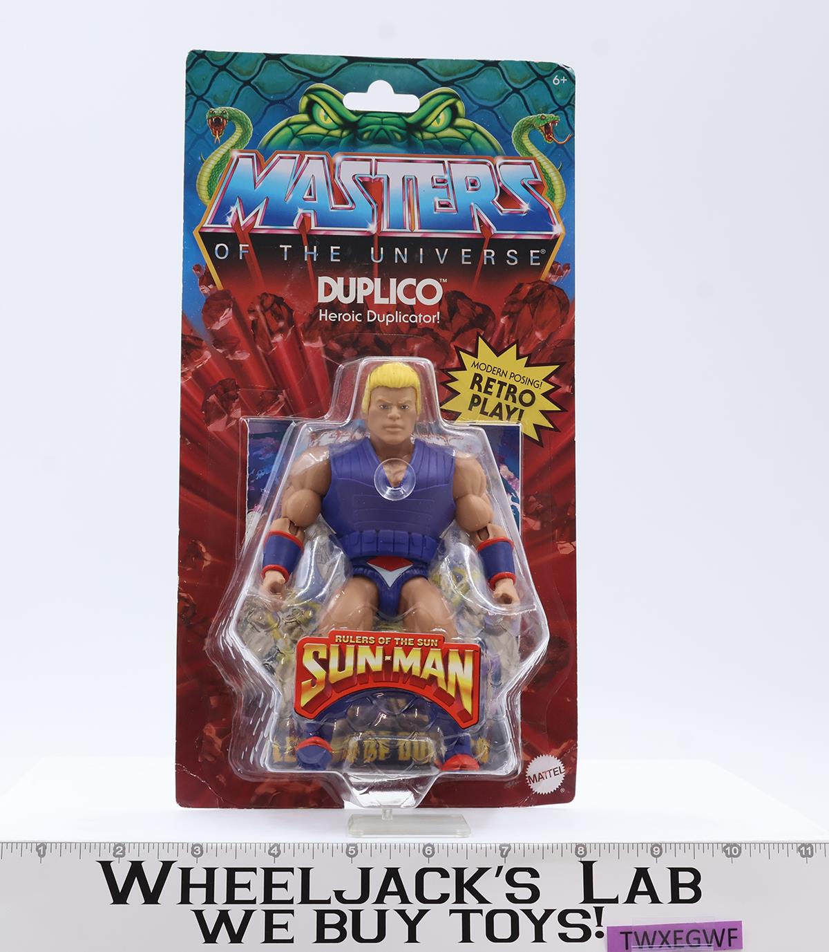 Duplico Rulers of the Sun Masters of the Universe 2022 Mattel Figure NEW SEALED