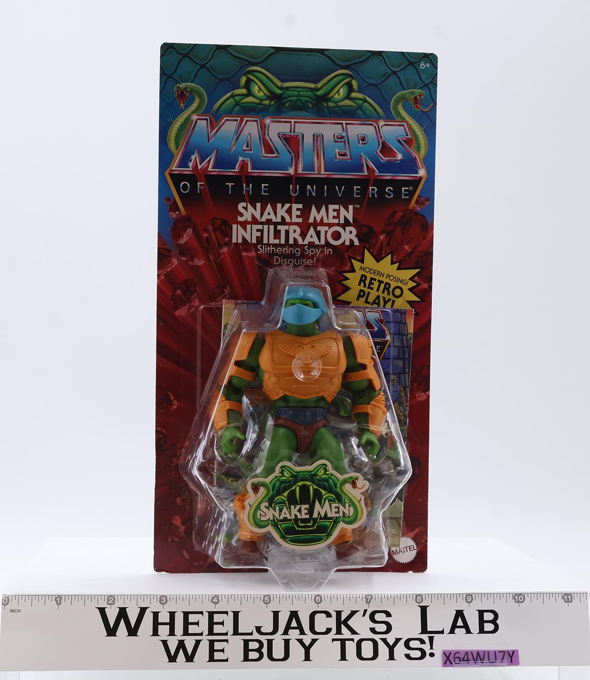 Snake Men Infiltrator Masters of the Universe 2023 Mattel Figure NEW SEALED