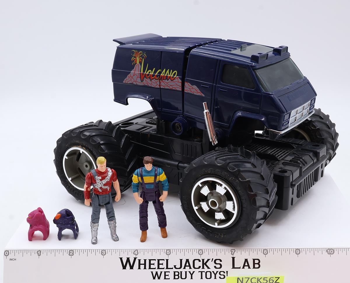 Volcano W/Trakker & LaFleur 100% Complete MASK M.A.S.K. 1986 Kenner Figure