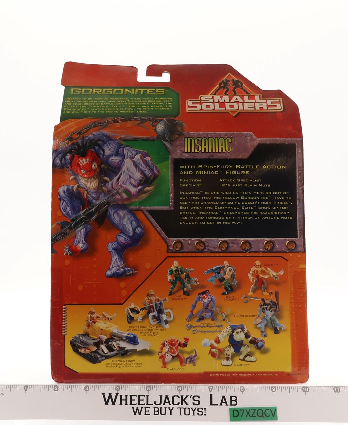 Insaniac Gorganites 100% Complete Small Soldiers 1998 Hasbro 7" Action Figure