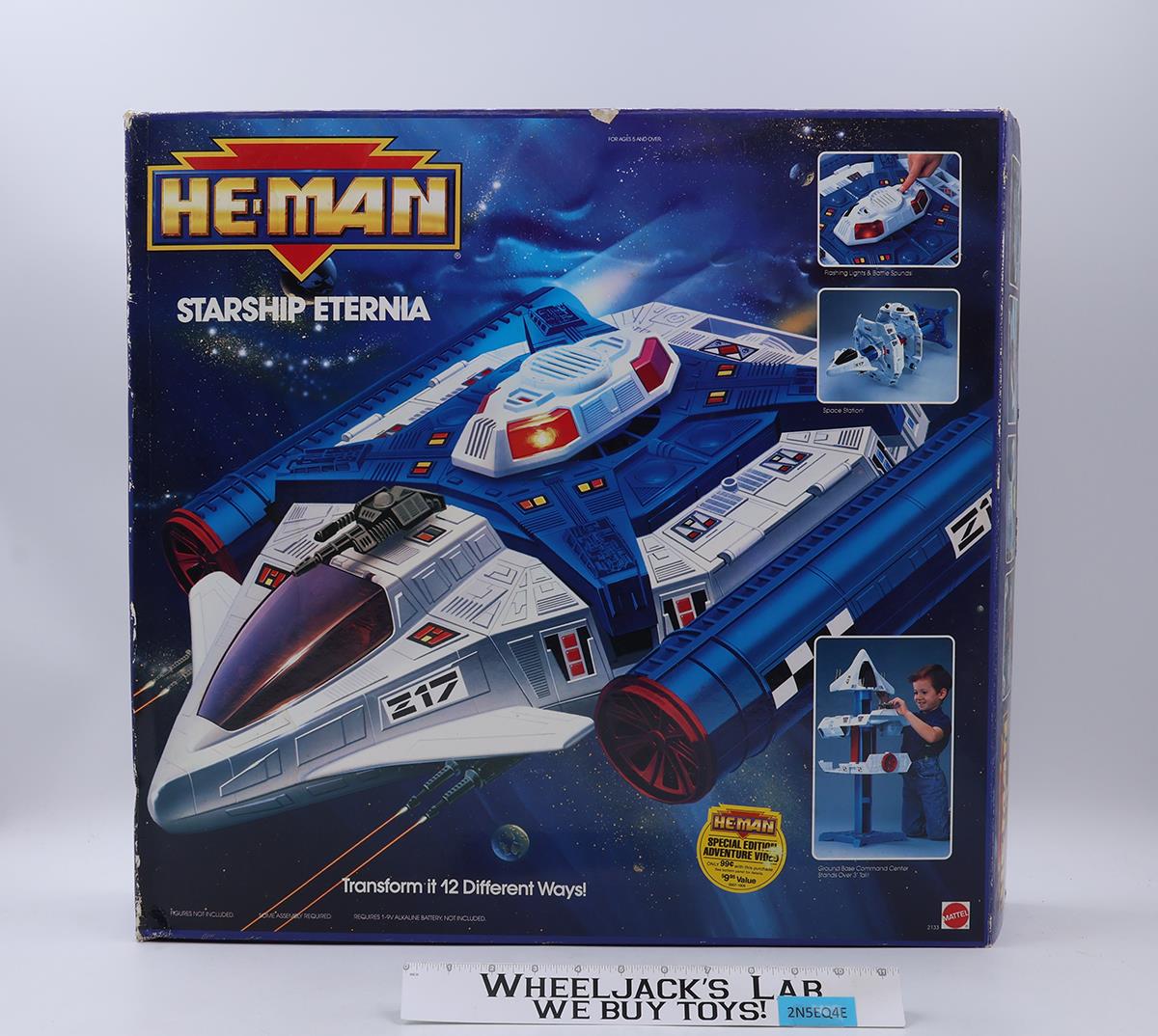 Starship Eternia 100% Complete New Adventures of He-Man 1989 Mattel Vehicle