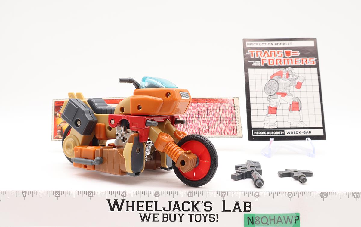 Wreck-Gar 100% Complete NEAR MINT Vintage 1986 G1 Transformers Action Figure