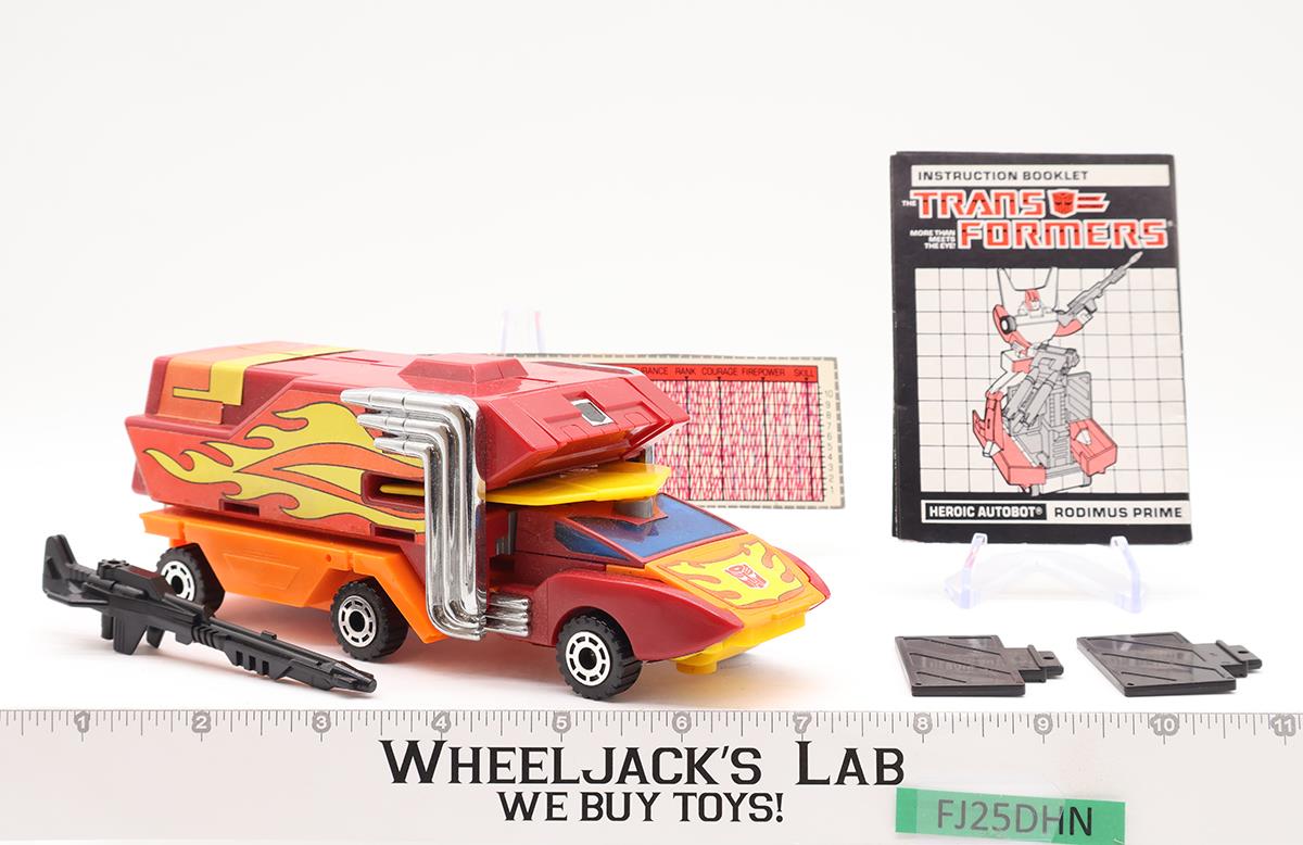Rodimus Prime 100% Complete 1986 Vintage Hasbro G1 Transformers Action Figure