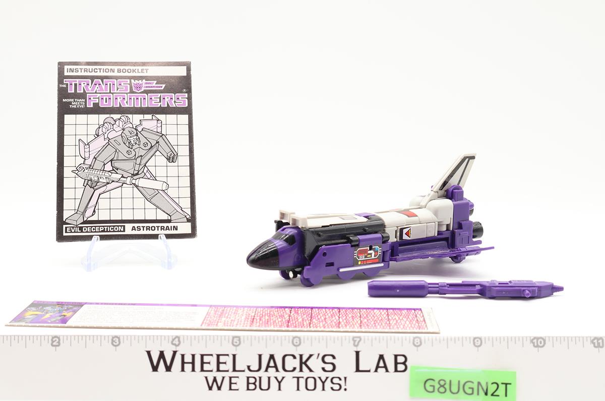 Astrotrain 100% Complete Vintage 1985 G1 Transformers Hasbro Action Figure