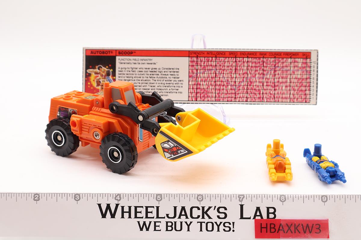 Scoop Targetmaster 100% Complete 1988 Vintage G1 Transformers Action Figure