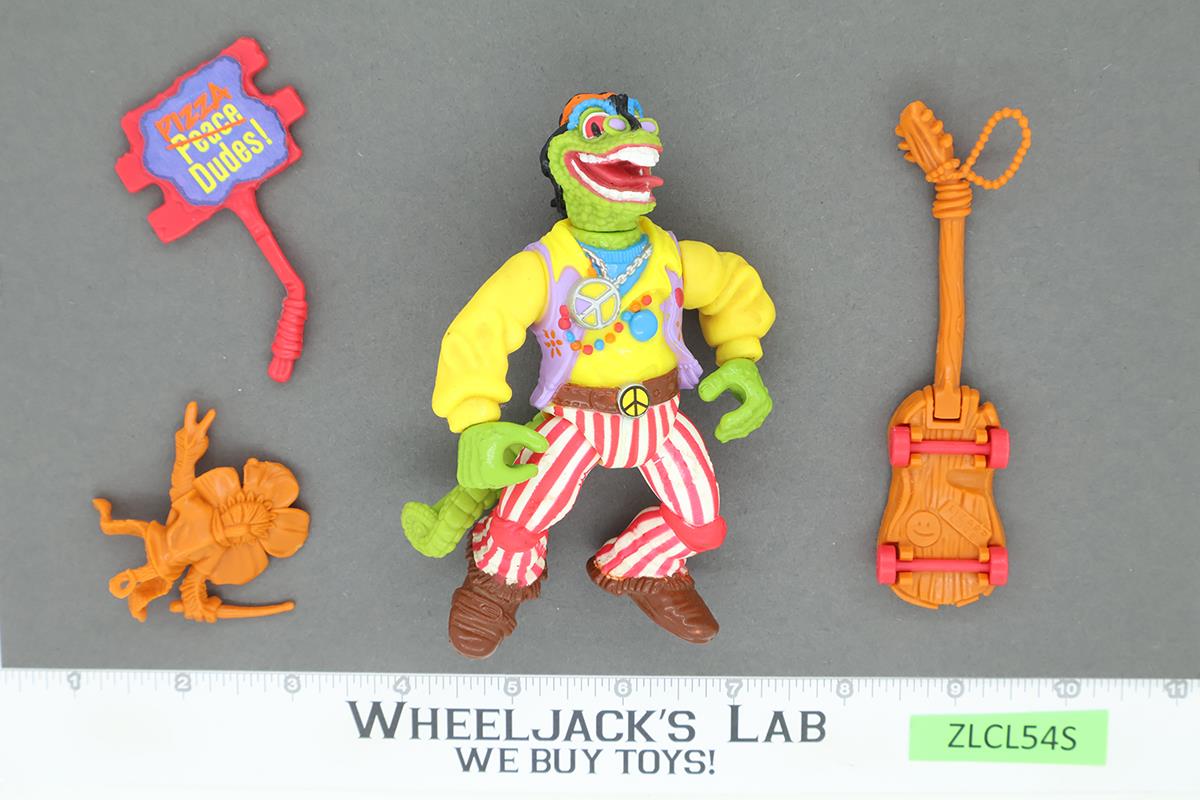 Rock 'N Roll Mondo Gecko Complete Teenage Mutant Ninja Turtles 1992 Playmates