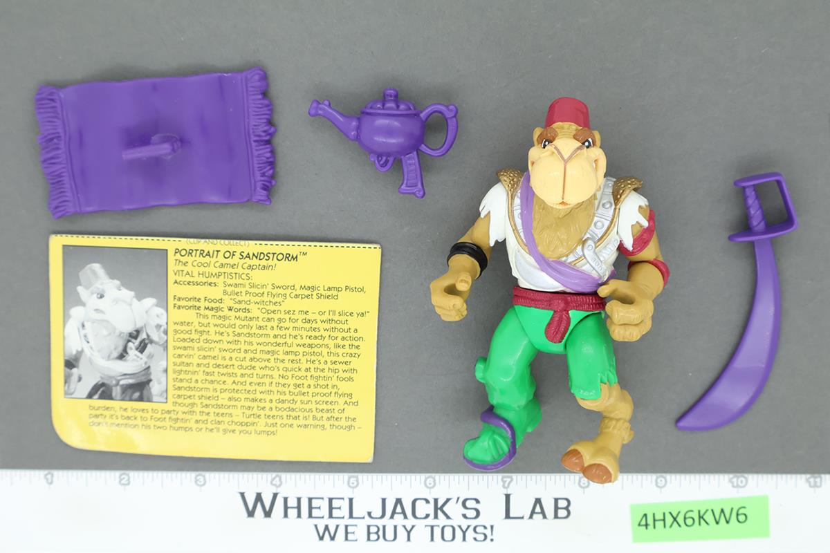 Sandstorm 100% Complete Teenage Mutant Ninja Turtles TMNT 1993 Playmates Vintage