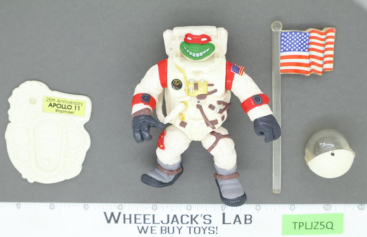 Retro Rocket Raphael 100% Complete Apollo 11 25th Anniversary Edt TMNT