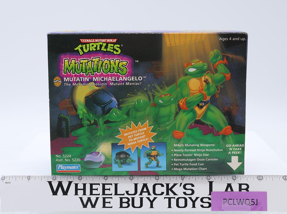 Mutatin' Michaelangelo Teenage Mutant Ninja Turtles 1992 Playmates NEW SEALED