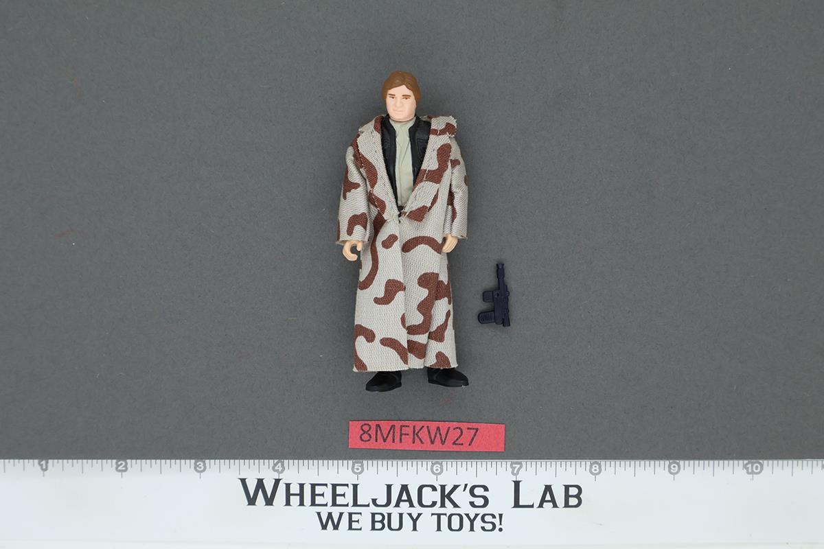 Han Solo Trench Coat 100% Complete Star Wars ROTJ 1983 Vintage Kenner NO REPRO