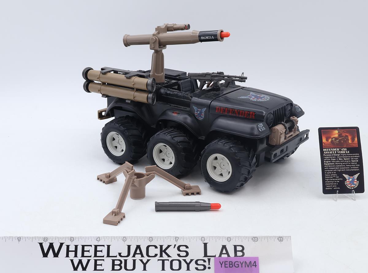 Defender 6x6 Jeep Assault Vehicle Complete Rambo 1985 Coleco Vintage Vehicle