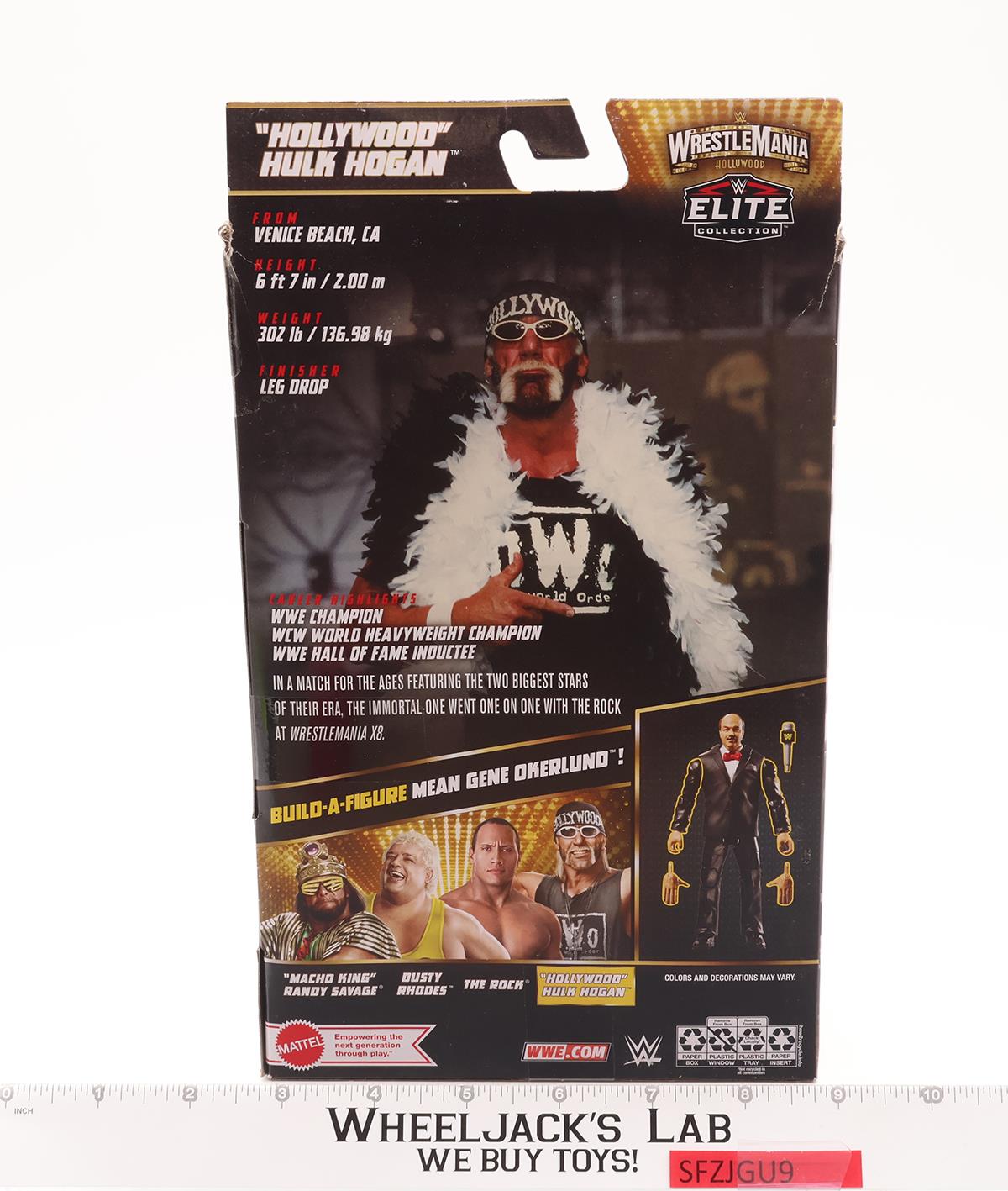 Hulk Hogan WWE Wrestlemania Elite Collection 2022 Mattel Figure NEW SEALED