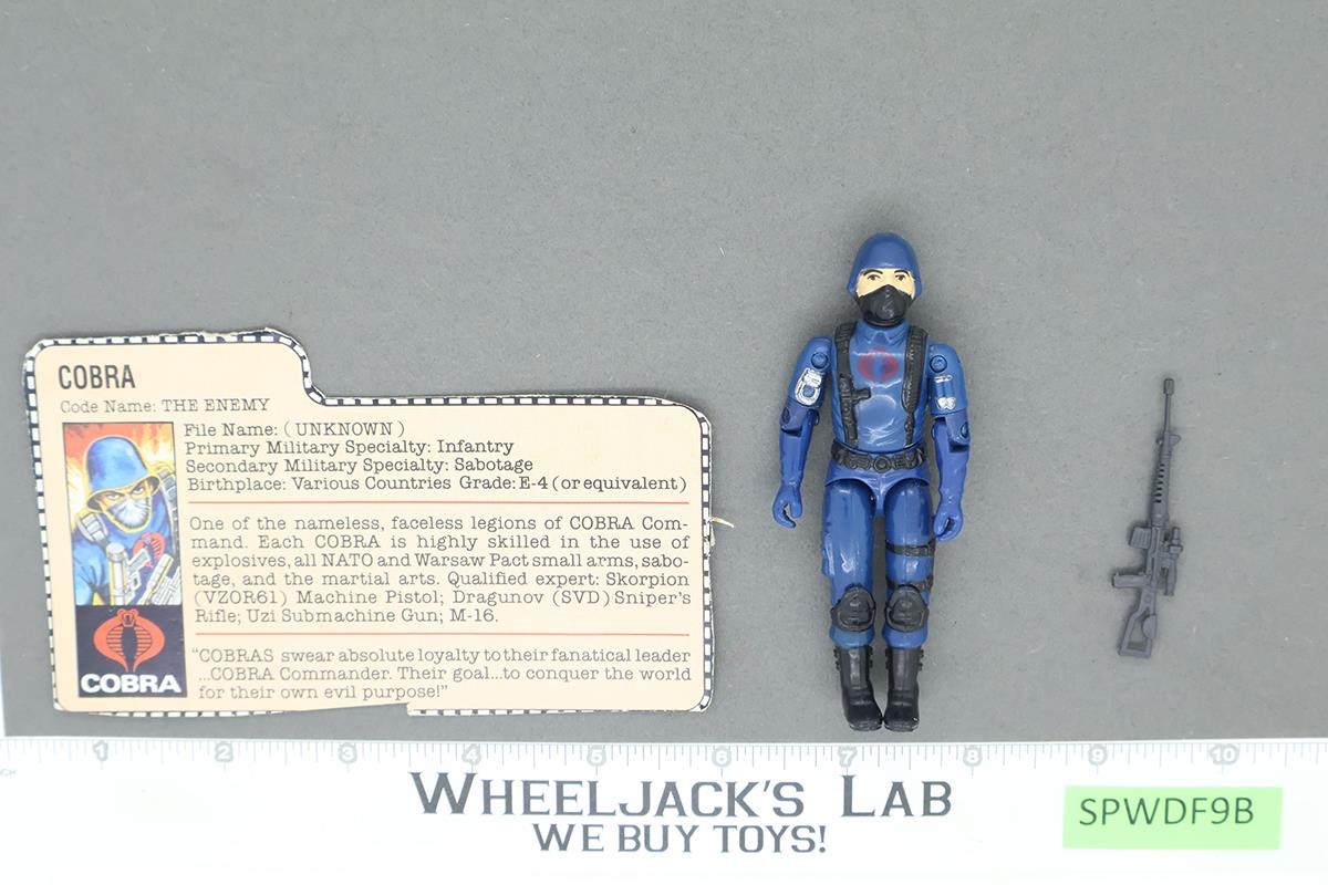 Cobra The Enemy V1.5 Swivel Arms 100% Complete G.I. Joe 1983 Hasbro Vintage