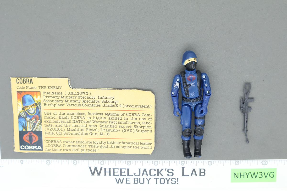 Cobra The Enemy V1.5 Swivel Arms 100% Complete G.I. Joe 1983 Hasbro Vintage