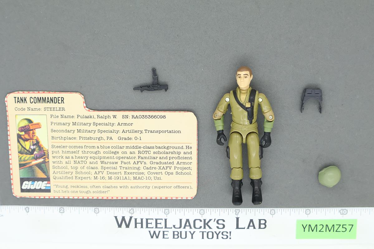 Steeler V1.5 Swivel Arms G.I. Joe 100% Complete 1983 Hasbro Vintage Figure