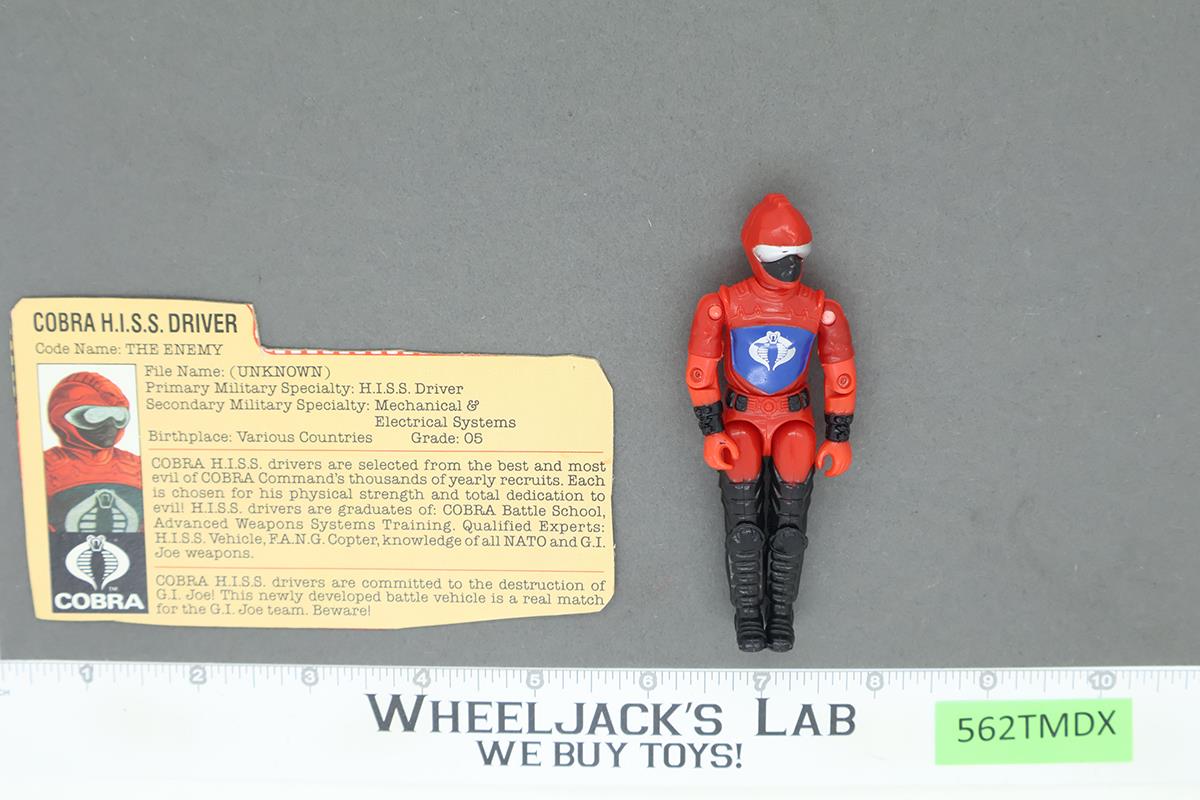 Cobra H.I.S.S. Driver V1 100% Complete G.I. Joe 1983 Hasbro Vintage Figure