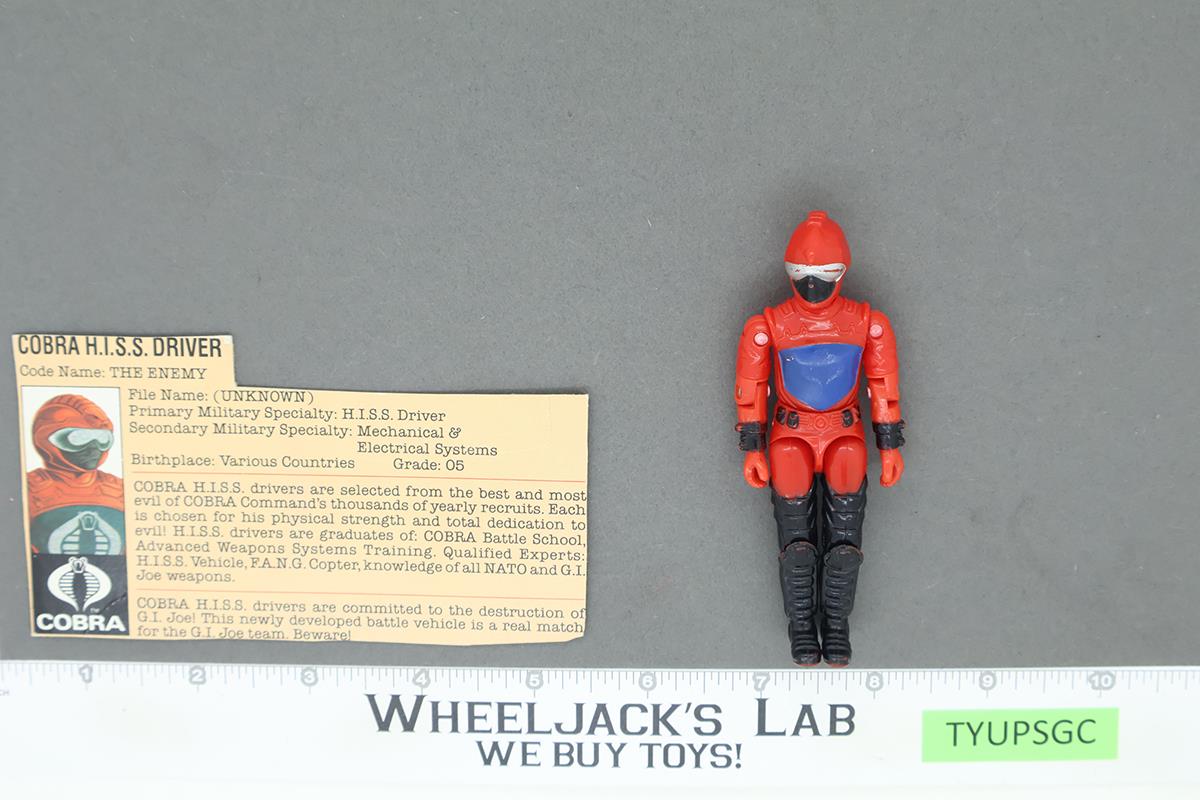 Cobra H.I.S.S. Driver V1 100% Complete G.I. Joe 1983 Hasbro Vintage Figure